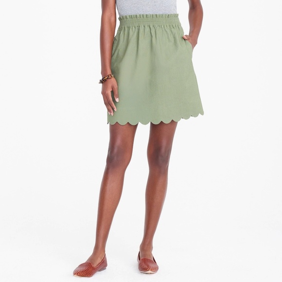J. Crew Dresses & Skirts - J.Crew Linen Cotton Sidewalk Mini Skirt NWT